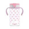 Evorie Tritan Toddler Sippy Cup With Silicone Straw, Spill-Proof Straw Water Bottle For Kids 1-4 Years Old, 10 Oz, Removable Han