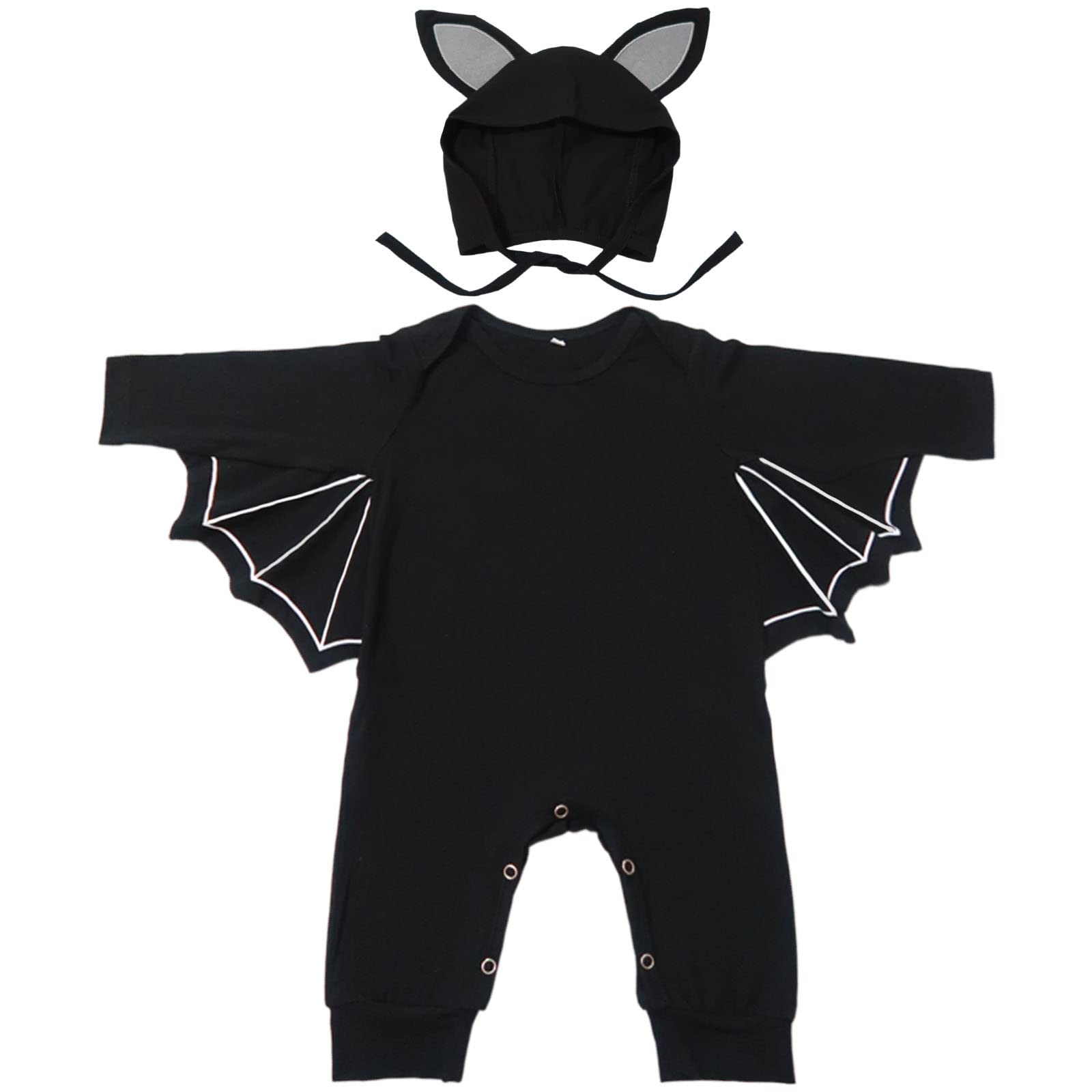 Waghaw Baby Bat Costume 3-6 Months Bat Costume Baby Baby Girl Bat Costume Toddler Bat Costume Boy Bat Onesie Baby (3-6 Months, B