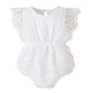 Hopscotch Baby Girls Cotton Lace Embellished Bodysuit In White Color For Ages (1218 Months)