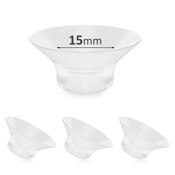 15Mm Flange Inserts Compatible With Most 24Mm Flange/Shield Of Pumps, Softer Silicone Flange Sizing Kit For M5/M9/S12/S12 Pro/V1