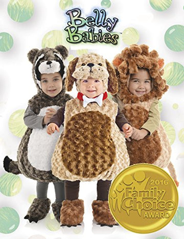Underwraps Toddler'S Raccoon Belly Babies Costume, Multi, Medium (18-24)