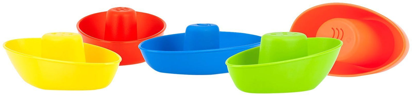 Nuby 5-Pack Stacking Bath Boats