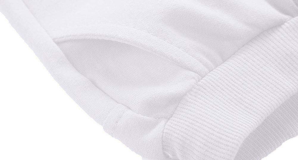 Ptpuke Toddler Kids Solid Cotton Comfort Soft Baby Sport Jogger Shorts Boys Girls Casual Pants White