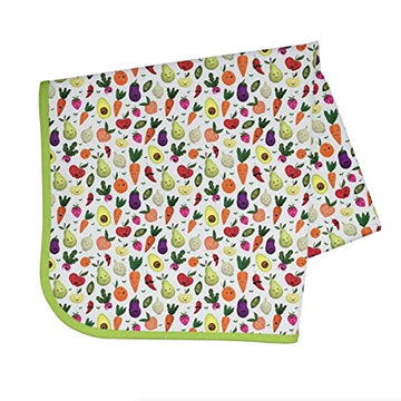 Bapronbaby Market Fresh Produce Splash Mat - Waterproof Catch-All For Under High Chairs, Floors, Tables, Playtime Or Arts & Craf