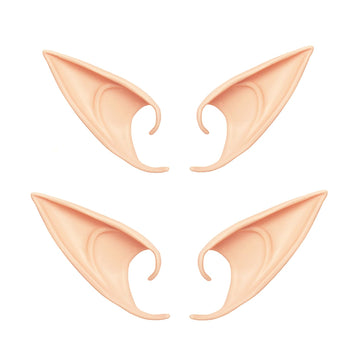 Jxpinet 2 Pairs Cosplay Fairy Pixie Elf Ears For Party Dress Up, Costume Masquerade Accessories, Long Style