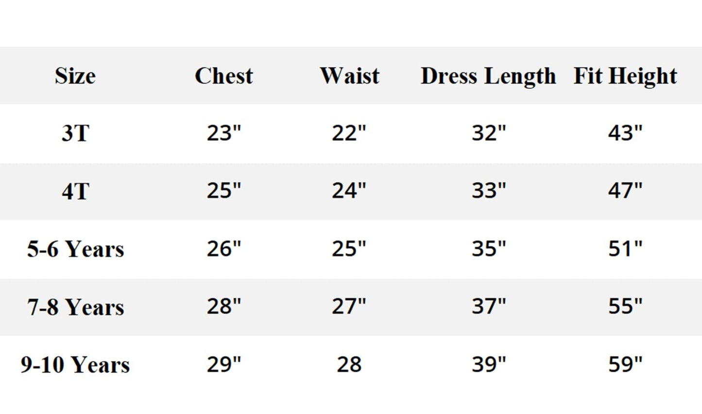 Dreamhigh Sleeping Beauty Princess Party Girls Costume Dress (Blue, 5-6 Years)