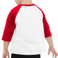 Future Ladies Man Current Mama'S Boy Raglan T-Shirt Toddler Boy Valentine'S Day 3/4 Sleeve Top Spring Cotton Outfit (2-3T, Red4)
