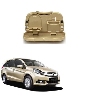 Stylish Foldable Compact Car Back Seat Tray for Food/Drinks/Cup/Bottle Holder Universal Pack of 1 Suitable for Mobilio