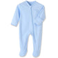 Eleven'S Kingdom Baby Boys Sleep And Play 0-3 Months Blue Baby Boy Cotton Footie Pajamas With Mitten Cuffs 2 Way Zipper Footed S
