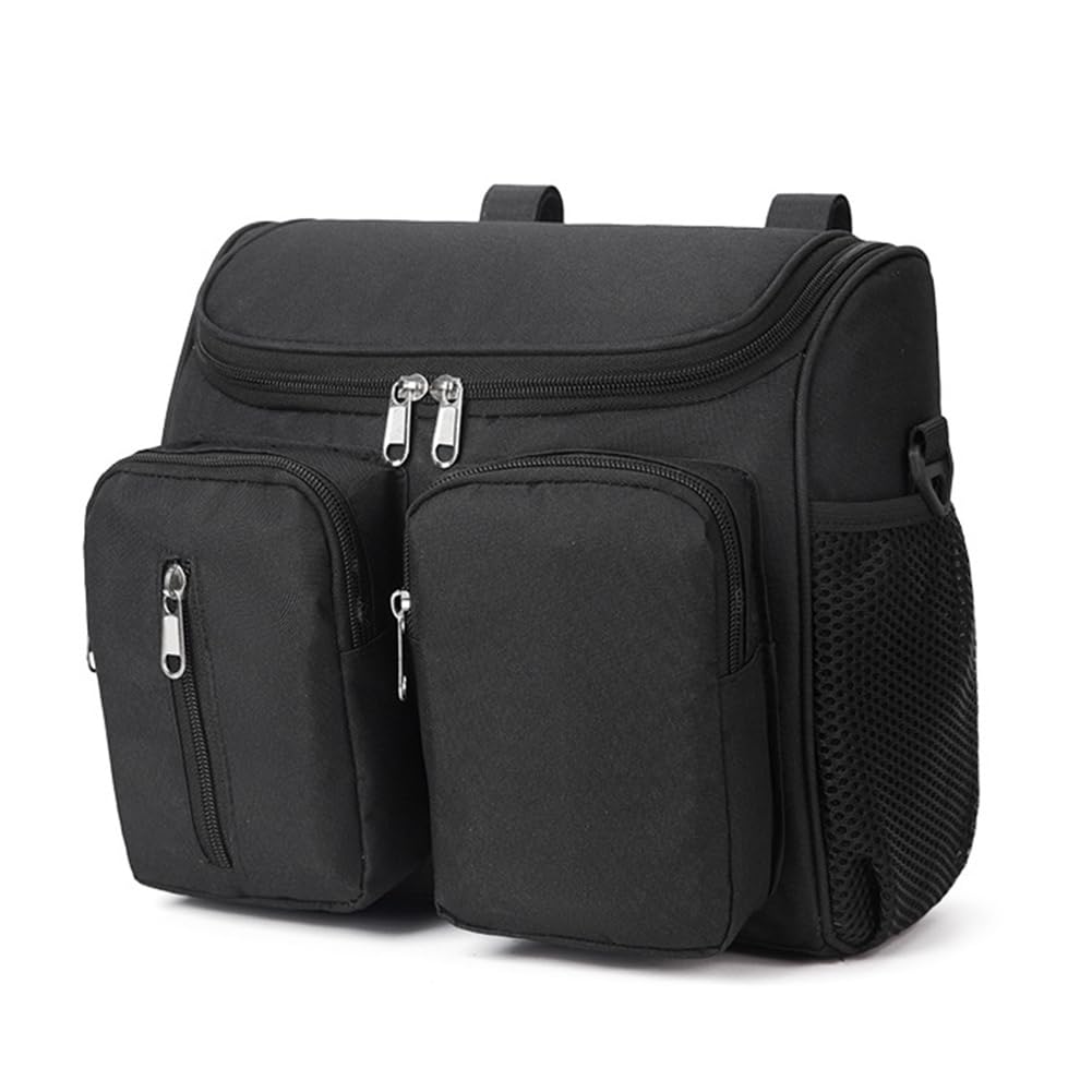 EUBUY Universal Baby Stroller Organizer with Cup Holder, Oxford Cloth Stroller Bag, Spacious Yet Lightweight Design, 5 Compartme