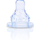 Nuby 2-Pack Three Flow Standard Neck Nipples