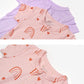 Teach Leanbh Baby Boys Girls 2 Pack Bamboo Viscose Pajamas 2 Way Zipper Short Sleeve Romper Jumpsuit Sleep And Play (6-12 Months