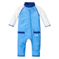 Uv Skinz Baby Boys Sun And Swimsuit With Upf 50+ Sun Protection - One-Piece Swimsuit, Baby And Toddler Full Coverage Swim - Ocea