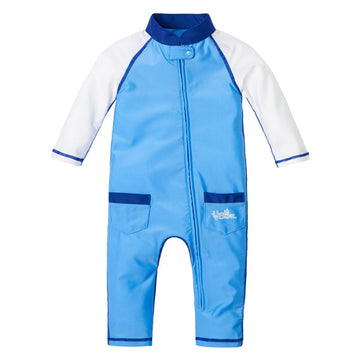 Uv Skinz Baby Boys Sun And Swimsuit With Upf 50+ Sun Protection - One-Piece Swimsuit, Baby And Toddler Full Coverage Swim - Ocea