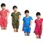 IndiWeaves Girls Cotton Printed Night Suits Tshirts and Shorts Set Summer (Pack of 4) Caret::Dark Green&::Blue::Red