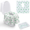 Toilet Seat Covers Disposable, Famard Extra Large Portable Potty Seat Covers For Toddlers, Soft And Waterproof Travel Potty Trai