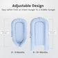 Infant Lounger Cover, 100% Organic Cotton, Newborn Essentials, Baby Gifts | Cover Only (Baby Blue)