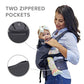 Contours Baby Carrier Newborn to Toddler |Love 3 Position Convertible Easy-to-Use Baby Carrier with Pockets for Men and Women, N