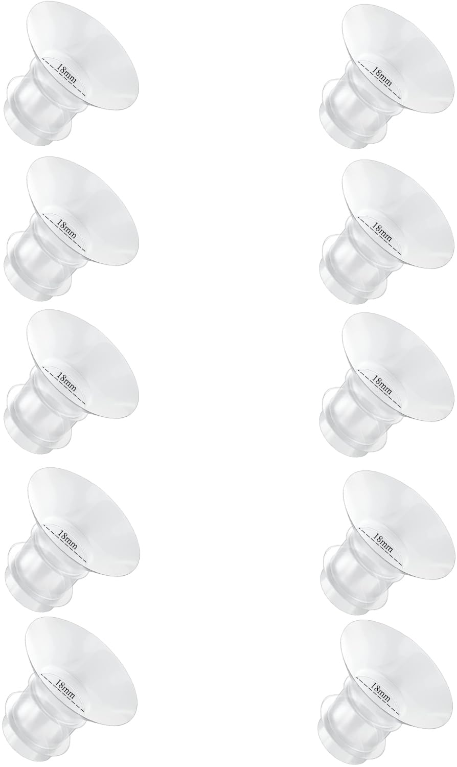 Flange Inserts 18mm for Medela,Spectra 24mm Shields/Flanges,Compatible with Momcozy S12 Pro/S9 Pro/S9/S12 Wearable Breast Pump,R