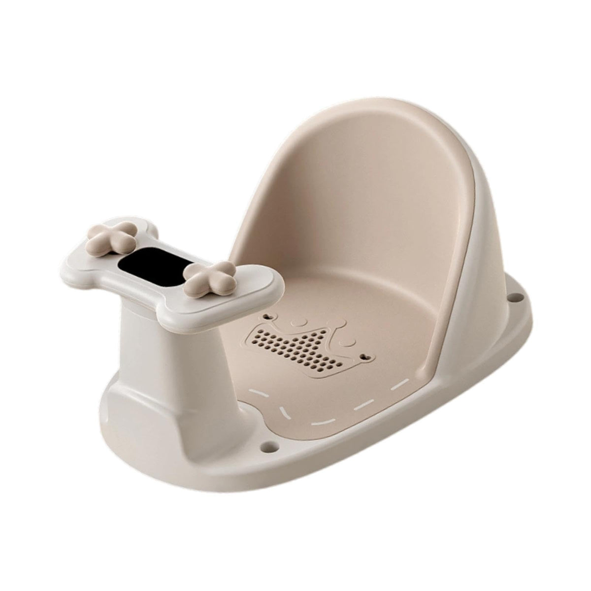 MeadawgsBaby Bath Seat Portable Stable Anti Slip Sturdy Accessories Sit up Bath Seat Khaki|Baby|Bathing & Grooming|Bath Tub Seat