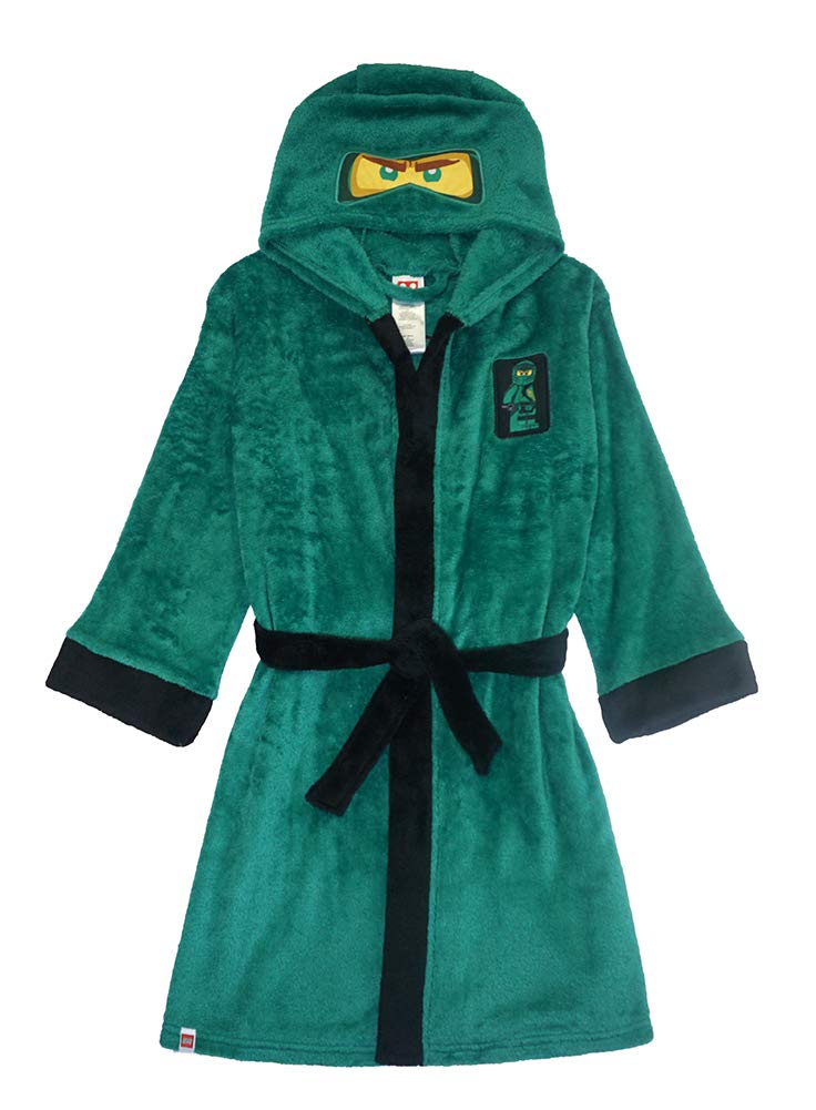 Lego Ninjago Little/Big Boys Costume Plush Robe, 4/5, Lloyd Green New, 4-5 – Cut WBBAPB07YT7H57J