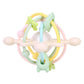 AULEGE Baby Teething Toy for Babies 3-12 Months, Silicone Baby Teether Toys with Rattle, Rattle Sensory Teether Toy, Baby Chew T