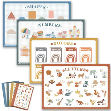 Babebay Disposable Placemats For Baby, 60 Pack Sticky Toddler Placemat For Restaurants, Dining Table, Party, Travel, 12' X 18'