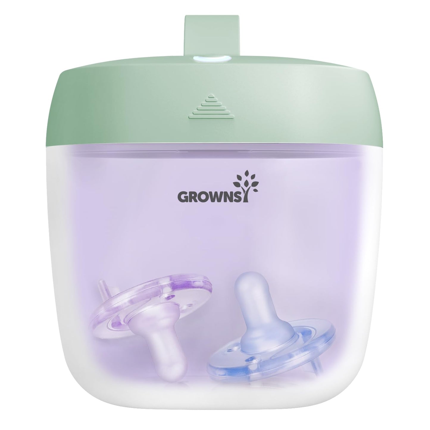 Grownsy Pacifier Sanitizer Portable, Uv Light Sanitizer On The Go, Usb Charging Sanitizer Case, Mini Pacifier Sanitizer 99.99% C