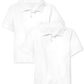 The Children'S Place Baby Boys And Toddler Short Sleeve Pique Polo Shirt, White 2 Pack, 2T Us