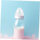 Ifundom Plastic Baby Bottle Lids Replacement 3Pcs Bottle Caps Feeding Bottles Caps Set