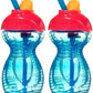 Munchkin Click Lock 2 Count Flip Straw Cup, 9 Ounce, Assorted Colors