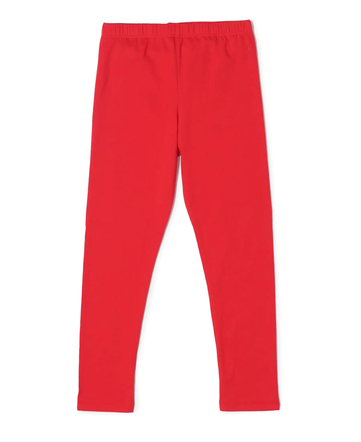 Jockey UG08 Girls Super Combed Cotton Elastane Stretch Slim Fit Leggings (Colors & Prints May Vary)_Rio Red_56 Yrs