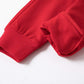 Haxico Unisex Kids Solid Cotton Drawstring Waist Winter Pants Toddler Baby Bottoms Active Sweatpants Red, 100(3T)