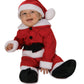 Rubie'S Costume Fleece Baby Santa Romper Costume And Hat, Red/White, Newborn