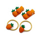 Baby Girls Carrot Hair Clips Pin Easter Bunny HairClips Carrot Hair Barrettes Pin JHE27 (4 Pcs-Set A)