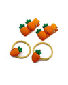Baby Girls Carrot Hair Clips Pin Easter Bunny HairClips Carrot Hair Barrettes Pin JHE27 (4 Pcs-Set A)