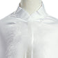 Girl'S White Satin Communion Cape With Marabou (Feather) Trims - Size M (7-10)