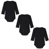 Enfants Ch?Is Black Baby Bodysuit Long Sleeve 18 Months