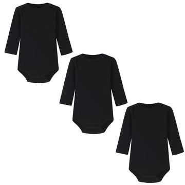 Enfants Ch?Is Long Sleeve Black Bodysuit For Baby 24 Months