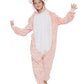 Abenca Kids Deer Onesie Reindeer Costume Animal Girls Pajamas Christmas Halloween Cosplay Sleepwear.Pink Deer.140