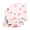 BEALUV Muslin 3 Layer Wash Cloth with Hook Soft Hankies Cotton Face Towel Handkerchief for Baby New |Wipes 10 * 10 inch Born/Inf