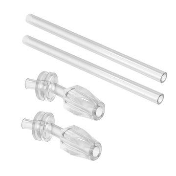 Nuby Thirsty Kids Reflex Flip-It 2 Pack Replacement Spout And Extension Straw Sets