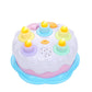 OKREVIEW First Birthday Cake Toy - Singing Music Cake Toys with Counting and Blow Candles Toys for 18 Months+ Old Boys Girls Bir