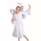 Fairy -Gown W/ Pk Feather, Lrg