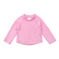Green Sprouts Baby Long Sleeve Rashguard | All-Day Upf 50+ Sun Protection-Wet Or Dry, Light Pink, 18 Months