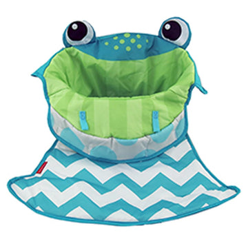 Mattel Replacement Part for Fisher-Price Sit-Me-Up Baby Floor Seat - FWY43 ~ Replacement Seat Cushion/Pad ~ Green and White Frog