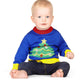 Tipsy Elves Christmas Sweaters For Babies And Toddlers - Cute And Tacky Holiday Pullover - Baby Toddler Blue Christmas Tree Ugly