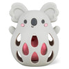 Tiger Tribe Silicone Koala Rattle - BPA-Free, Soft Sensory Toy for Newborns, Gentle Sound, Easy Grip for Little Hands, Food-Grad