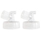 Wide Mouth Base Connector 2pc - Compatible with Motif & Spectra S1 S2 Pumps & Bottles; Compatible with Medela, Maymom, Pumpin Pa