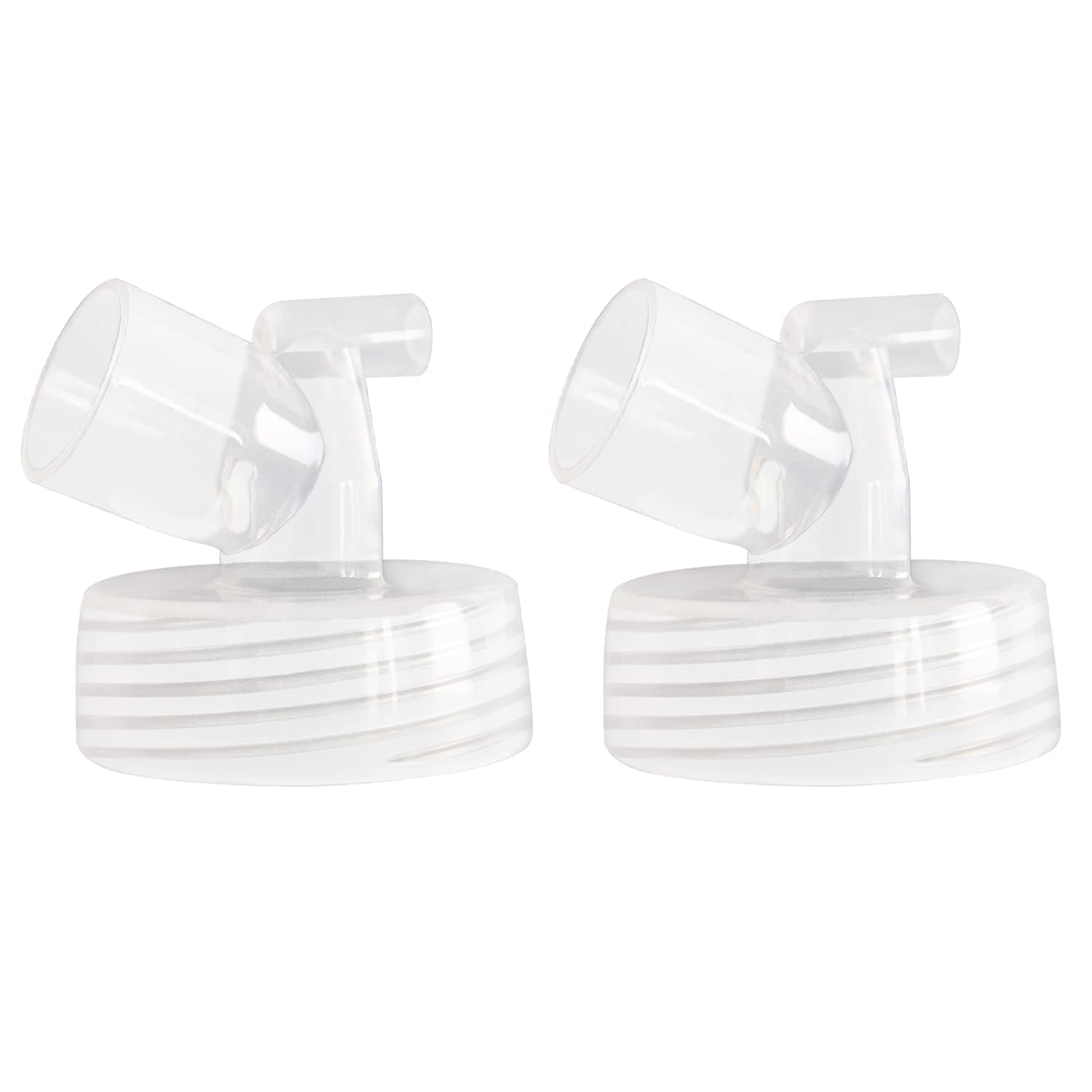 Wide Mouth Base Connector 2pc - Compatible with Motif & Spectra S1 S2 Pumps & Bottles; Compatible with Medela, Maymom, Pumpin Pa